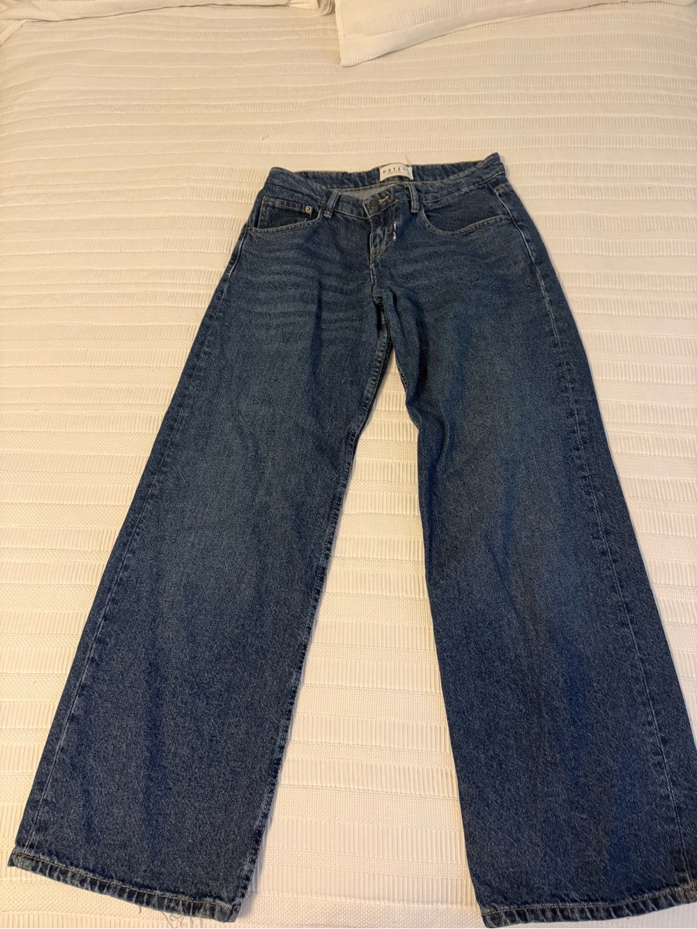 Motel Rocks Wide-Leg Jeans - Denim Blue